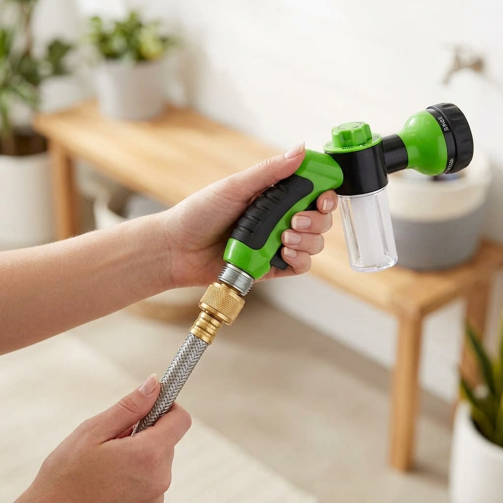 Step 1 Connect PaWash sprayer